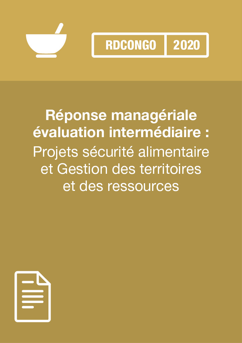 Projet décurité alimentaire et gestion des territoires et des ressources