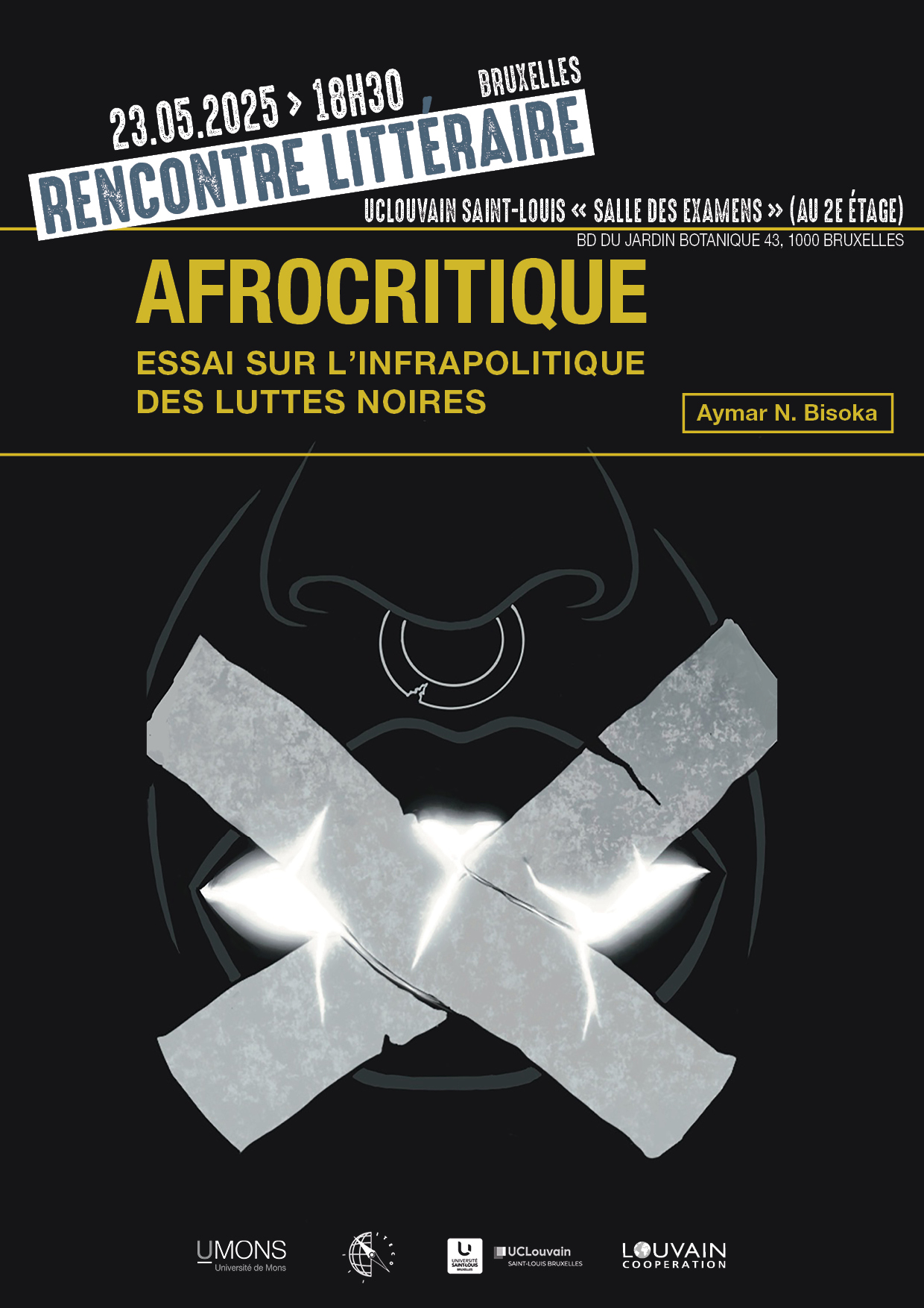 Affiche rencontre littéraire