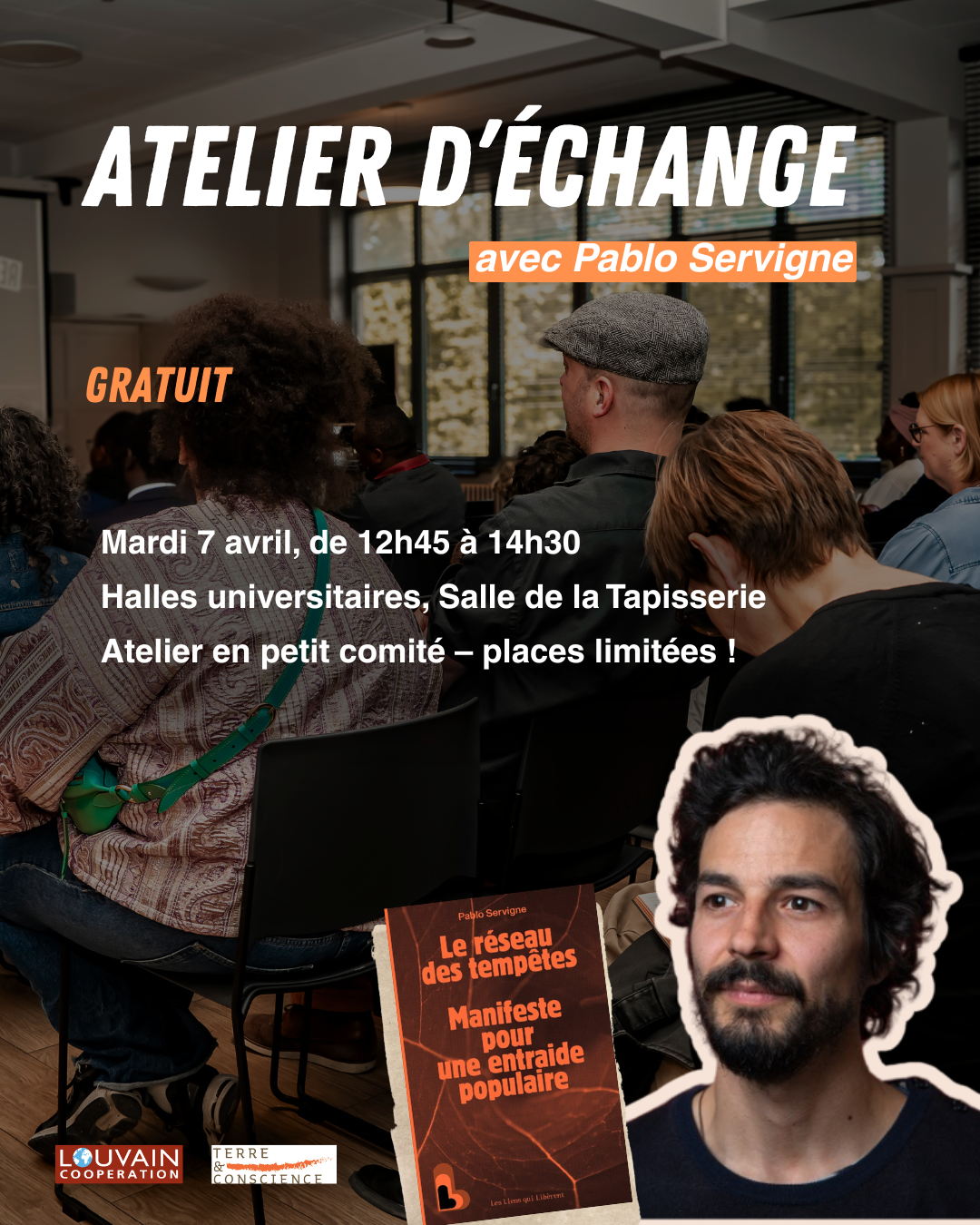 Atelier d’échange avec Pablo Servigne