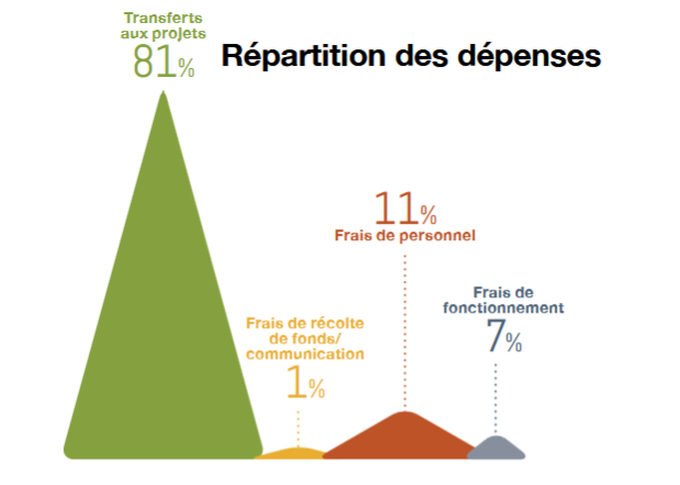 Graphique - Répartition des dépenses 