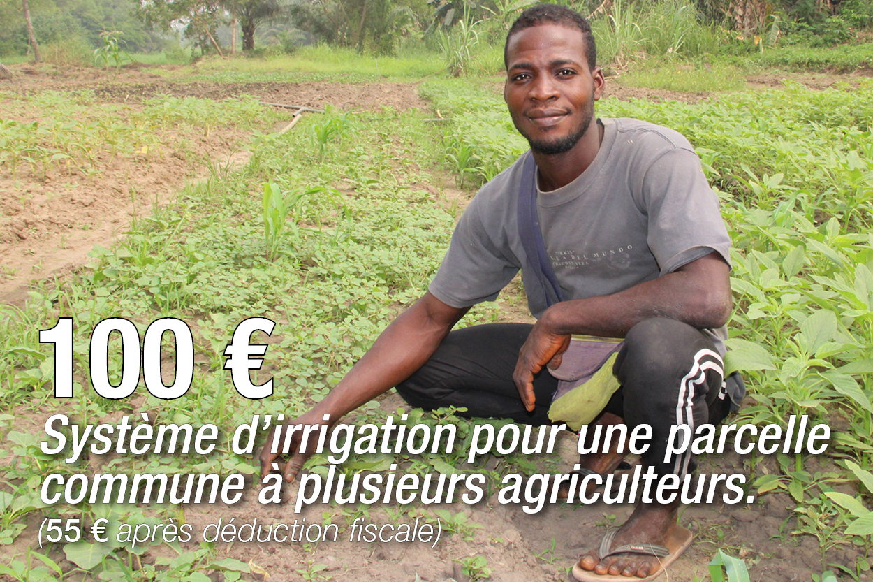 100€ - système d'irrigation pour une parcelle commune a plusieurs agriculteurs