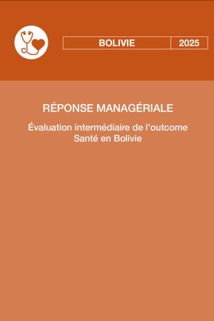 Evaluation intermediaire - santé - bolivie